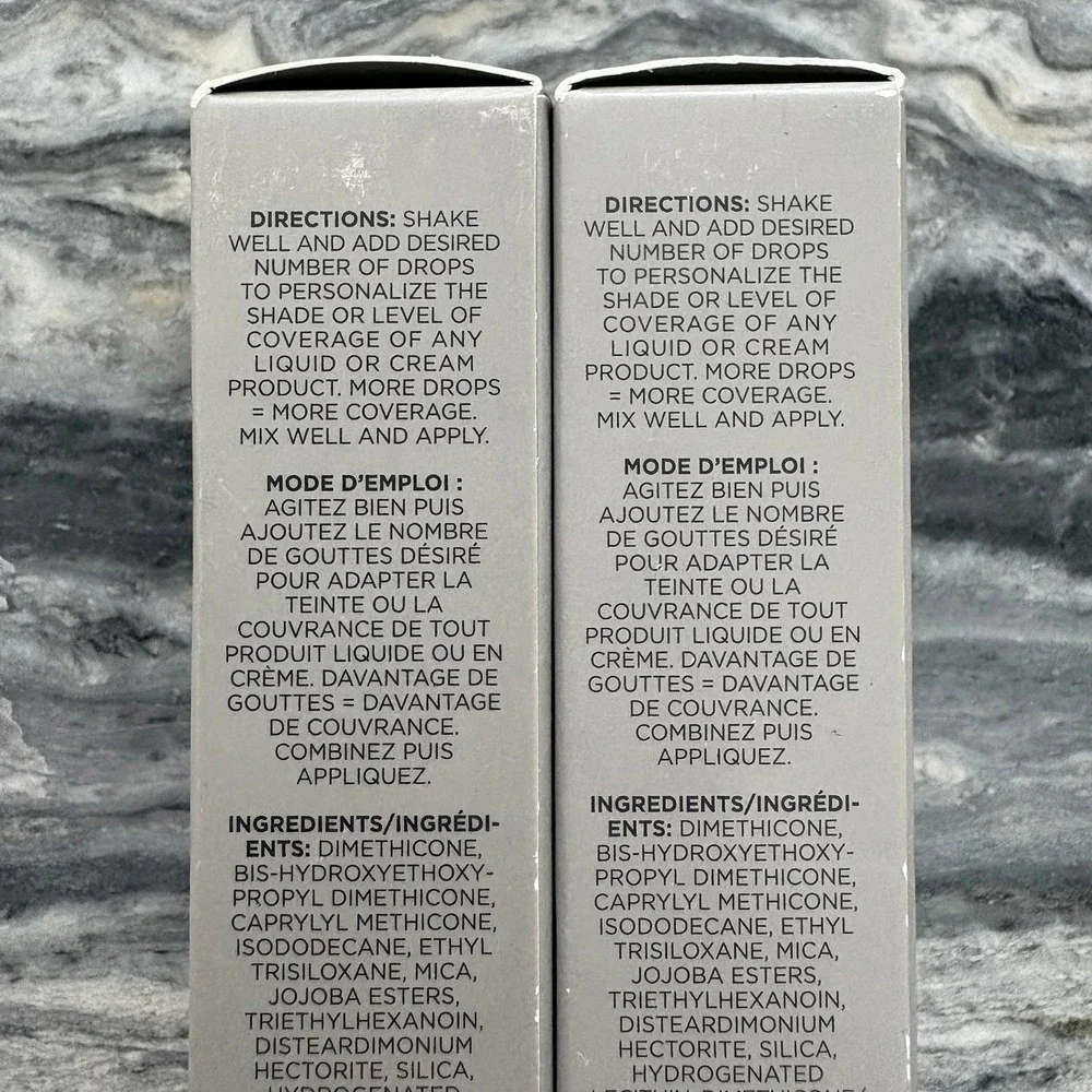 Cover FX Custom Cover Drops N Deep 5 Foundation Pigment 7.5ml Lot of 2 New